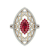 Sterling Silver Semi Mount Ring Setting Round RD Center主石mm - Syzjewelry